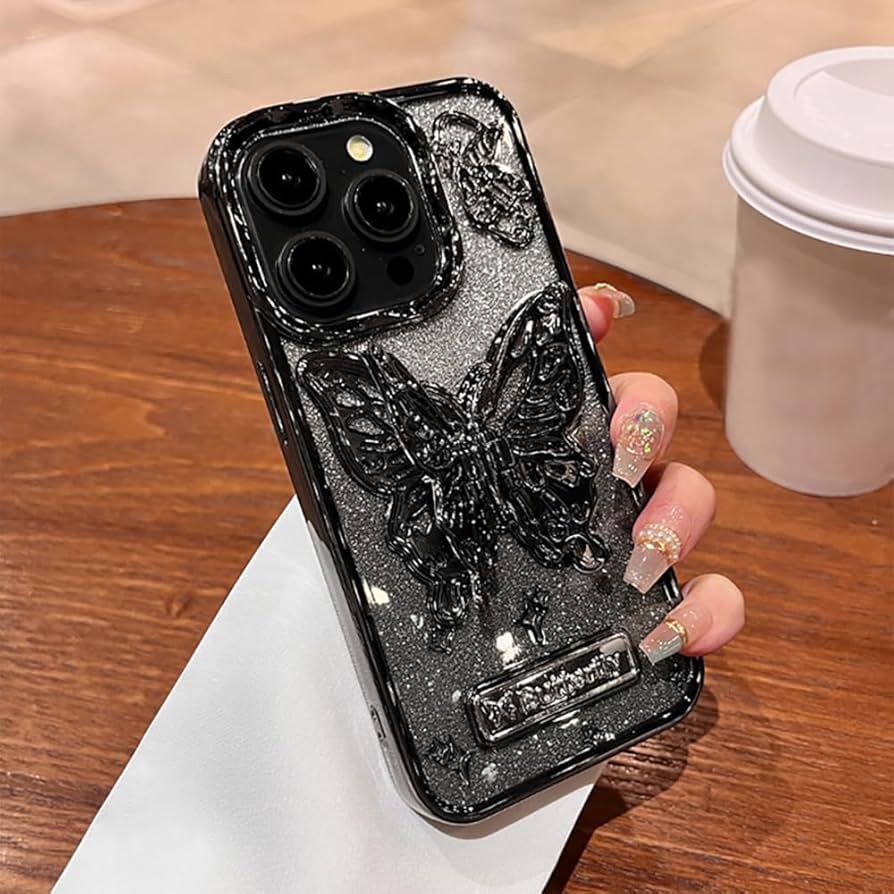 Amazon.com: Roemary Butterfly Stand Case for iPhone 16 Pro